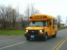 School Bus on the country highway, road, rural, Oswego, New York, VBSD01_027