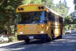 School Bus, Bloomfield Road, Sonoma County, California, VBSD01_076