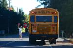 School Bus, Bloomfield Road, Sonoma County, California, VBSD01_083