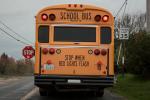 School Bus, Bloomfield Road, Sonoma County, California, VBSD01_087