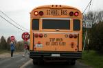 School Bus, Bloomfield Road, Sonoma County, California, VBSD01_088