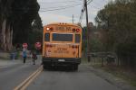 School Bus, Bloomfield Road, Sonoma County, California, VBSD01_090