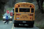 School Bus, Bloomfield Road, Sonoma County, California, VBSD01_095