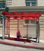 MUNI Bus Stop, The Tenderloin District, San Francisco, VBSD01_161