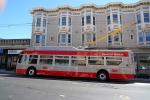 5721, New Flyer Industries XT40, 40 ft. Low Floor Trolleybus, Lower Haight