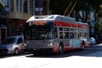 5716, New Flyer Industries XT40, 40 ft. Low Floor Trolleybus, Lower Haight