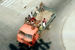 Truck transporting people, Tete