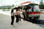 Passengers Boarding, Bus Stop, Hacienda Business Park, VBSV01P05_15
