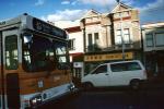 7008, Muni bus, van, victorian, building, home, house