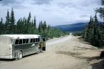 Coachways, Greyhound, Highway, forest, pine, dusty, VBSV04P07_03