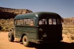 Bus in Monument Valley, 1957, 1950s