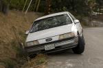 Ford, Stuck in the Ditch, Car, Sedan, Intersection of Bloomfield Road, Sonoma County
