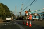 Downed Pole, Cones, SLOW, Bloomfield Road, VCAD01_054