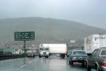 Highway 101, Rain, Wet, slippery, cars, San Bruno, California, USA, Goodwill, Jackknife, VCAV01P05_09