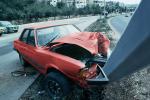 Car Accident, Auto, Automobile, Pole, Jerusalem, VCAV01P07_11C