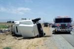 car and truck accident, Interstate Highway I-5 near Grapevine, California, VCAV03P02_07