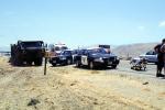car and truck accident, Interstate Highway I-5 near Grapevine, California, VCAV03P02_18