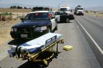 car and truck accident, Interstate Highway I-5 near Grapevine, California, VCAV03P03_02