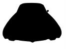 Pontiac GTO silhouette, head-on, automobile, shape, logo, 1960s