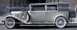 1930 Chrysler Imperial Eight Limousine, Close Coupled Sedan, Whitewall Tires, Gangster Car, Panorama, automobile, VCCD01_049