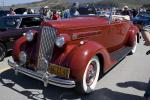 1936 Packard, Convertible Coupe, Whitewall Tires, Chrome Bumper, Radiator Grill, automobile