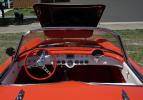 1957 Chevy Corvette Dashboard, Steering Wheel, cockpit, VCCD01_273