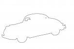 Chrysler Roadster outline, line drawing, shape, VCCV01P07_09O