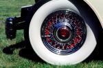 Wheel, Tire, Whitewall, Round, Circular, Circle, Packard Twelve