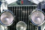 Rolls Royce, Front, Chrome Radiator Grill, Headlight, head-on, VCCV02P03_01B