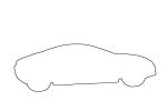 Hyundai HCD-II Epoch outline, Concept Car, automobile, 1993, shape