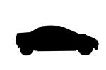 automobile silhouette, shape, logo
