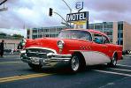 1955 Buick Special, Car, Motel, building, street, 1950s