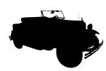 run-about, convertible, cabriolet, Silhouette, logo, shape