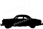 Ford silhouette, logo, shape, VCCV04P14_18M