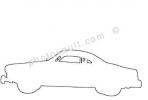 Volkswagen Karmann Ghia Outline, automobile, line drawing, shape, VCCV04P15_01O