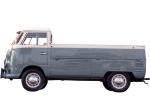 1961 Volkswagen pickup truck, Volkswagen Van, automobile, photo-object, object, cut-out, cutout, 1950s, VCCV05P04_01F