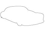 outline, automobile, line drawing, shape