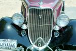 Radiator Grill, Headlight, Hood Ornament, Headlights, Fender head-on, automobile, 1950s, VCCV05P06_11