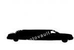 stretched Lincoln Continental silhouette, logo, shape, Stretch Limousine, VCCV05P07_02M