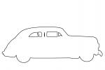outline, automobile, line drawing, shape, VCCV05P10_18O