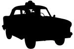 1956 Hudson Metropolitan silhouette, Cab, logo, automobile, shape, VCCV05P15_10M