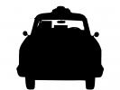 1956 Hudson Metropolitan, Cab silhouette, Taxi, Nash, logo, automobile, shape, VCCV05P15_11M