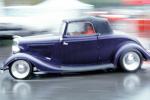 Roadster, Hotrod, Cabriolet, Convertible, Whitewall Tires, Motion Blur, Speed, Fast, automobile