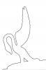 Swan Hood Ornament outline, Packard Six, line drawing, shape, VCCV06P01_07O