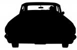 1964 Chevrolet Impala, Chevy Silhouette, car, Chevy, logo, automobile, shape, 1960s, VCCV06P01_14M