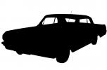 1964 Chevrolet Impala, Chevy Silhouette, logo, automobile, shape, VCCV06P01_15M