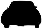 1968 Oldsmobile 442 silhouette, logo, 1960s, automobile, shape, VCCV06P02_08M
