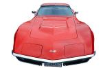 1971 Corvette head-on, 1970s, automobile, photo-object, object, cut-out, cutout, VCCV06P02_11F