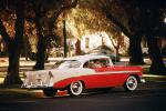 1956 Chevy Bel Air, Chevrolet, automobile, whitewall tires, 1950s