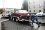 Dodge, car, Uhaul, trailer, Rohnert Park, California, VCOD01_007